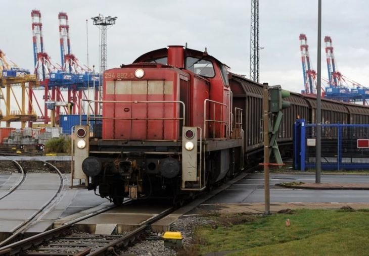 Triage autonome des wagons dans le port de Bremerhaven